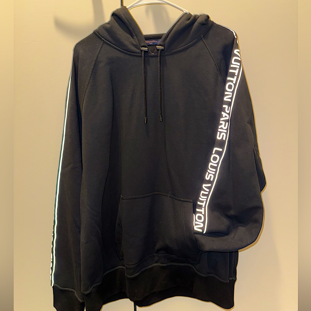 Louis Vuitton Reflective Sleeve Gravity Hoodie 2019